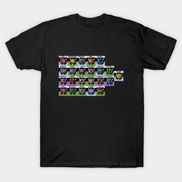 Mutant League Hockey Teams T-Shirt by wataah